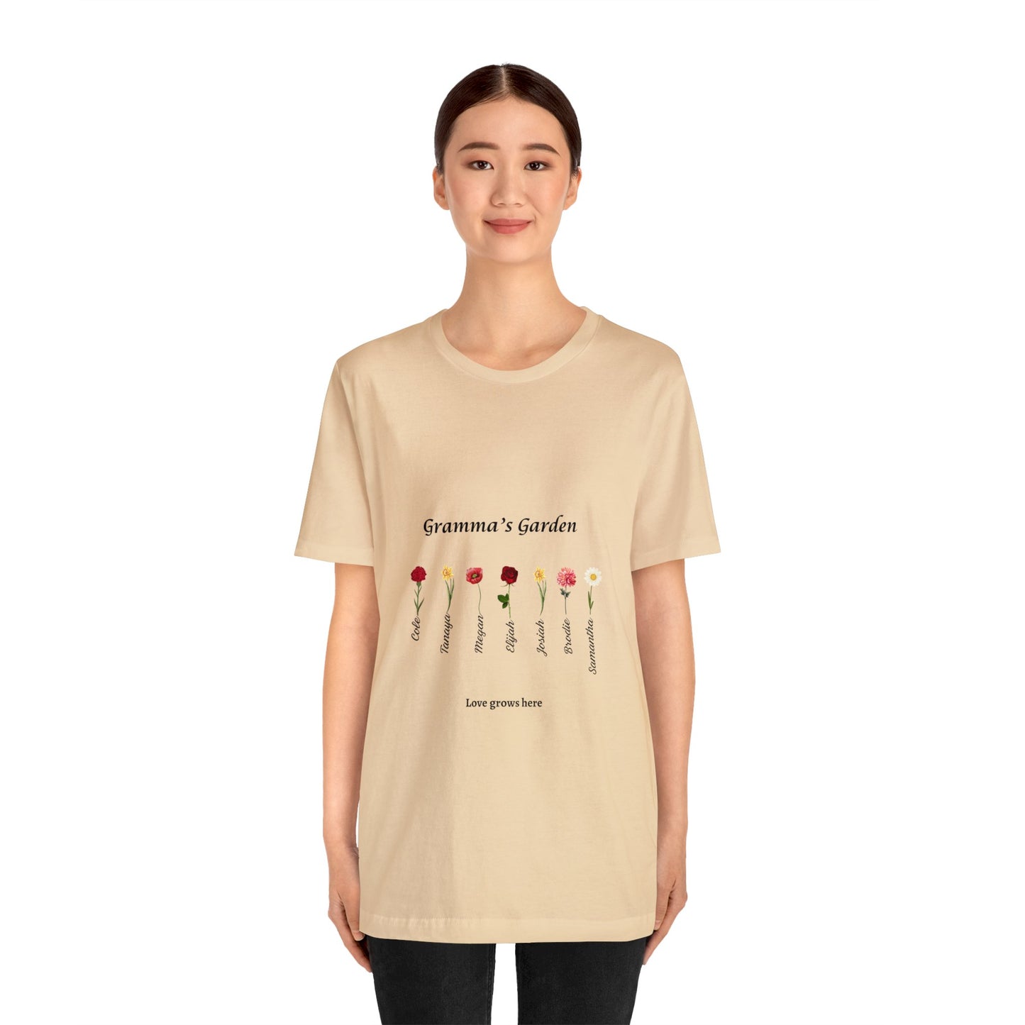 GRAMMA'S GARDEN Unisex Jersey Short Sleeve Tee