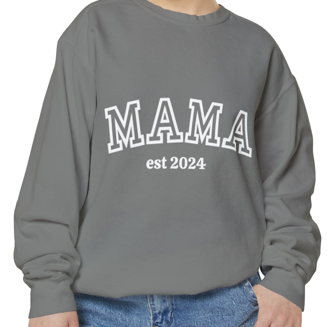 MAMA EST Unisex Garment-Dyed Sweatshirt