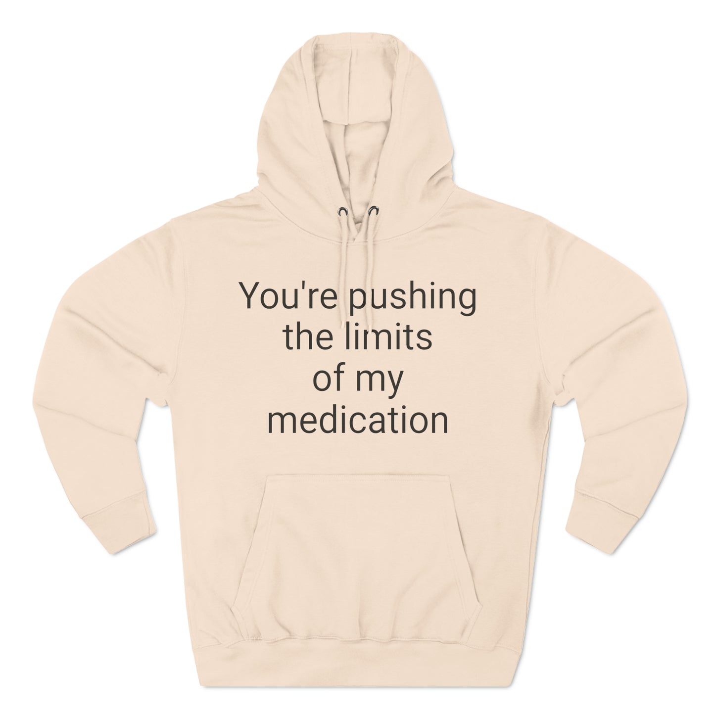 Three-Panel Fleece Hoodie