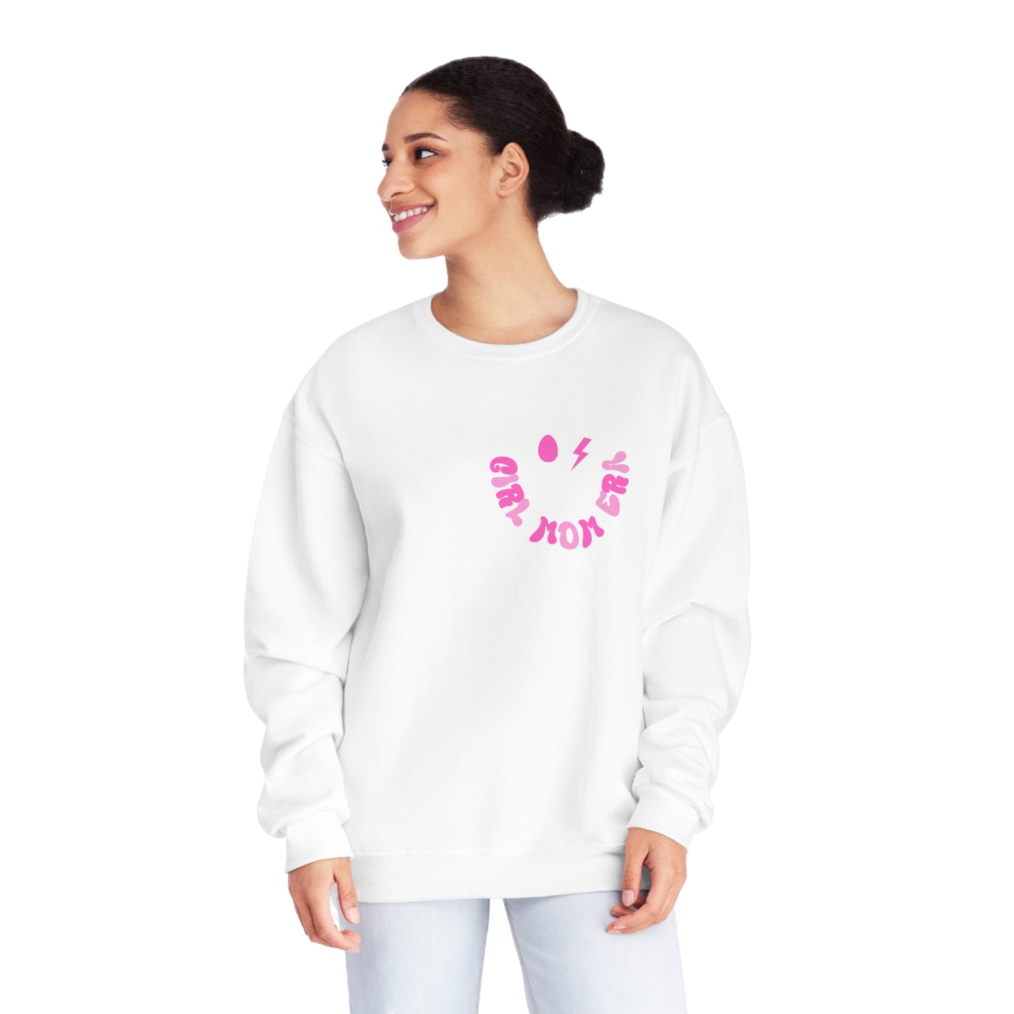 IN MY GIRL MOM ERA Unisex NuBlend® Crewneck Sweatshirt