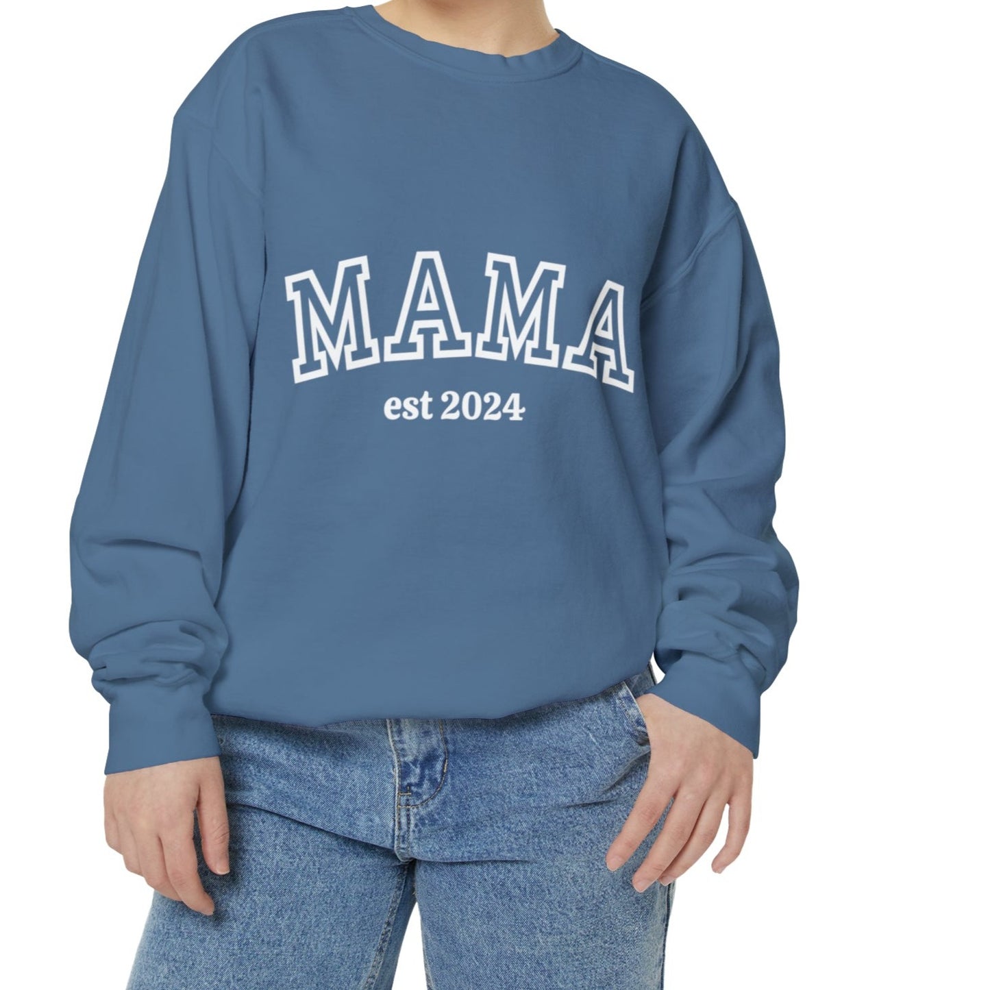 MAMA EST Unisex Garment-Dyed Sweatshirt