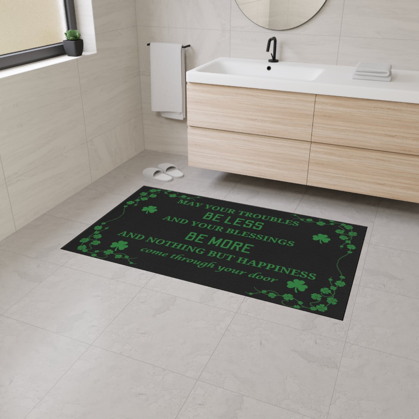 Irish Blessing Door Mat