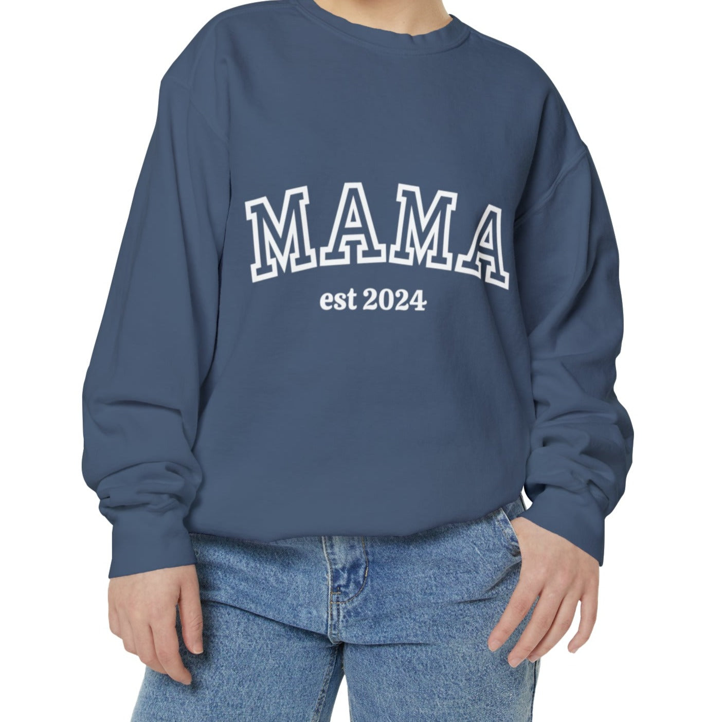 MAMA EST Unisex Garment-Dyed Sweatshirt