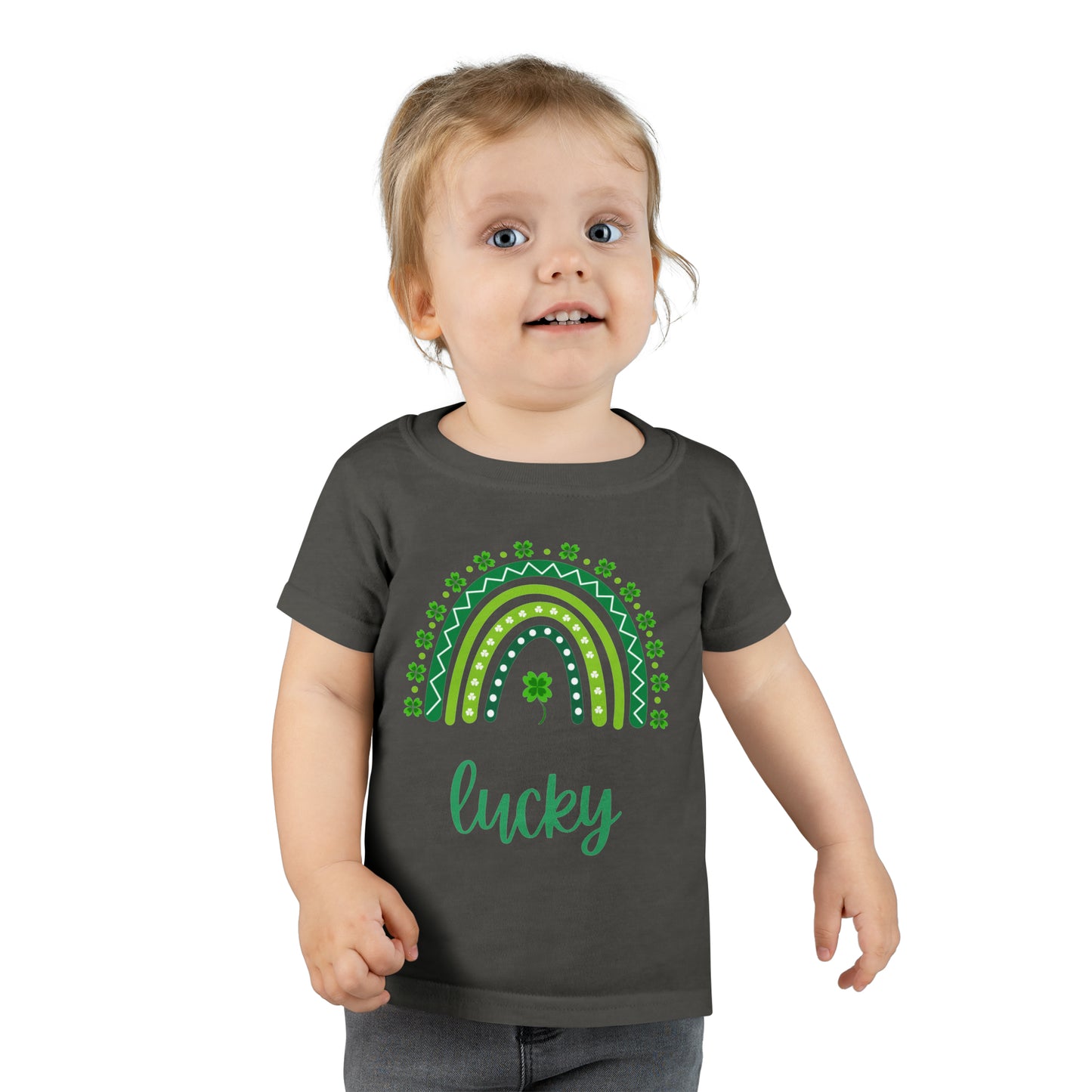 Toddler T-shirt Green Text