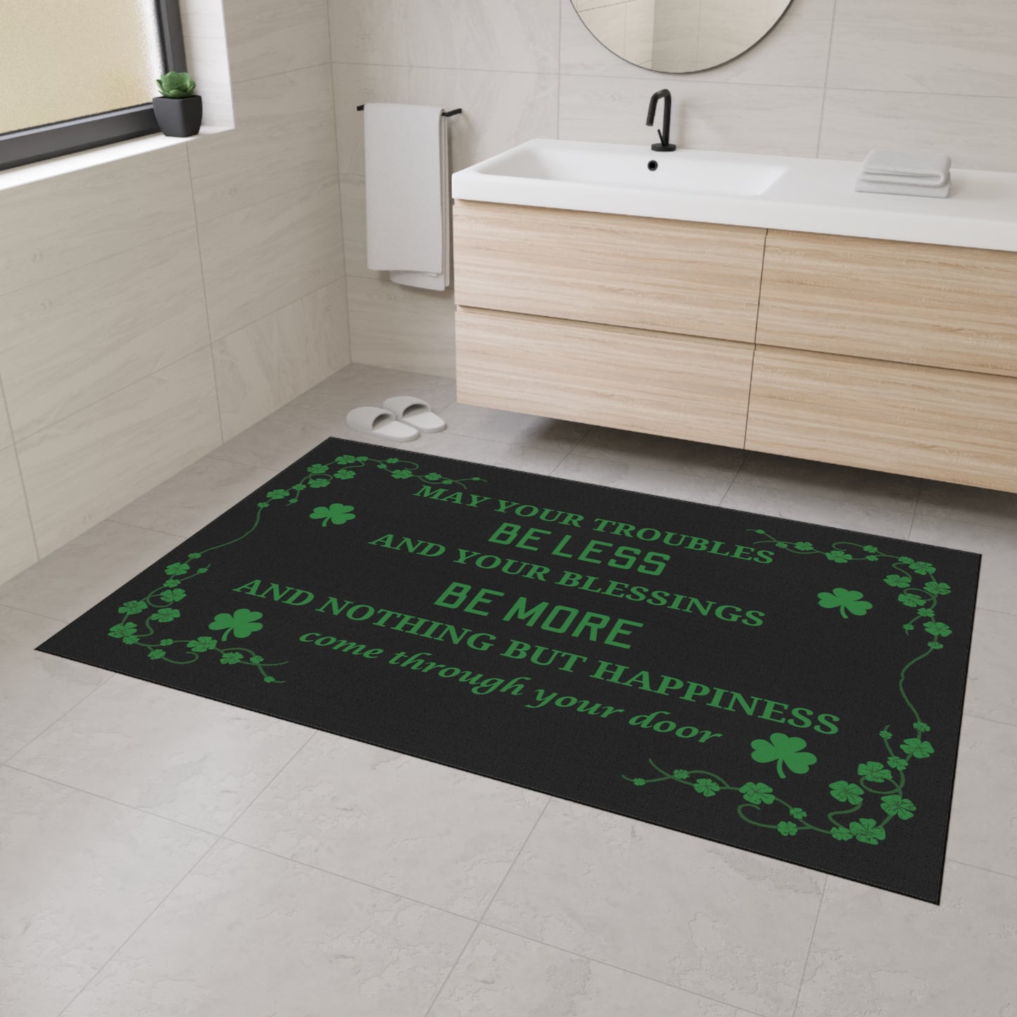 Irish Blessing Door Mat