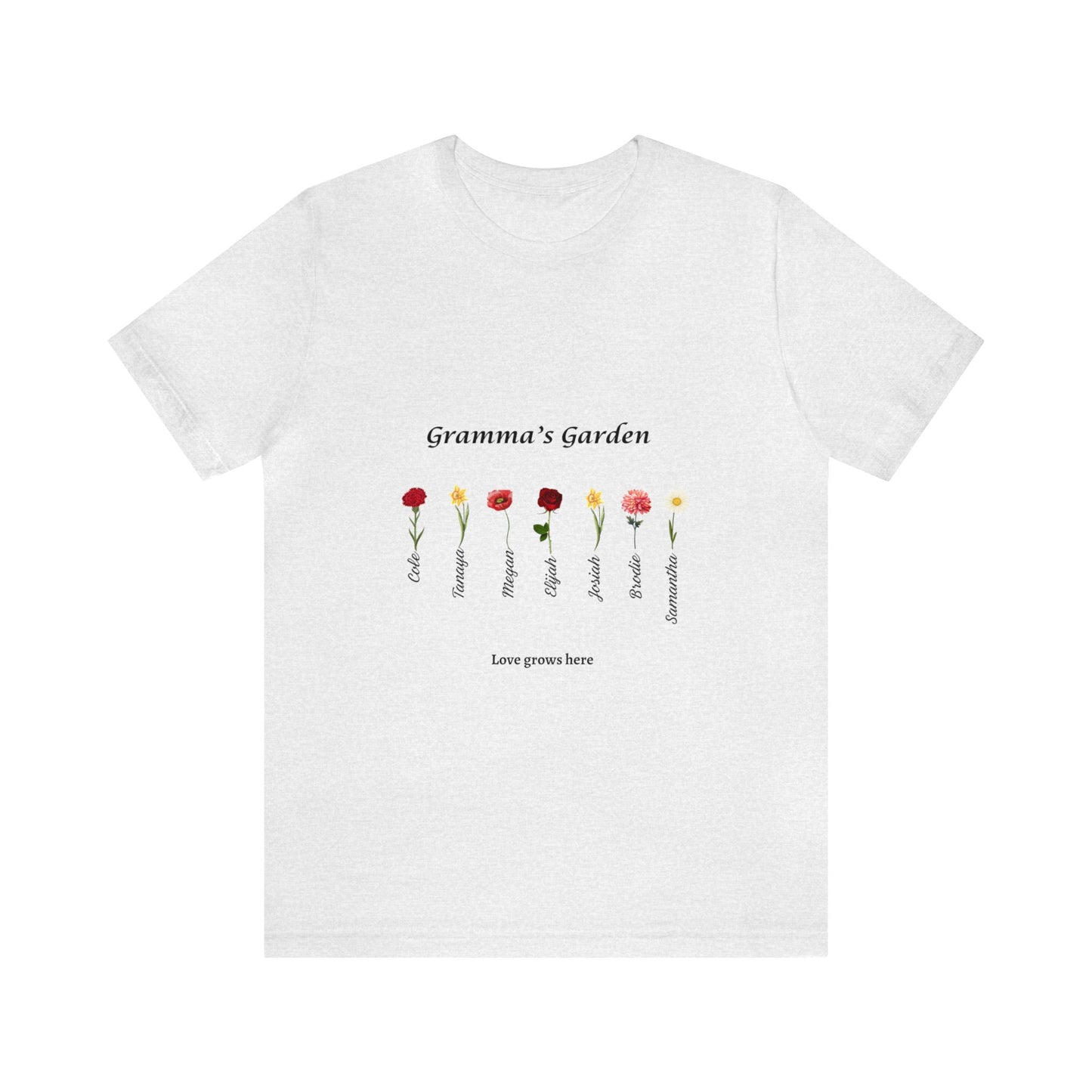 GRAMMA'S GARDEN Unisex Jersey Short Sleeve Tee