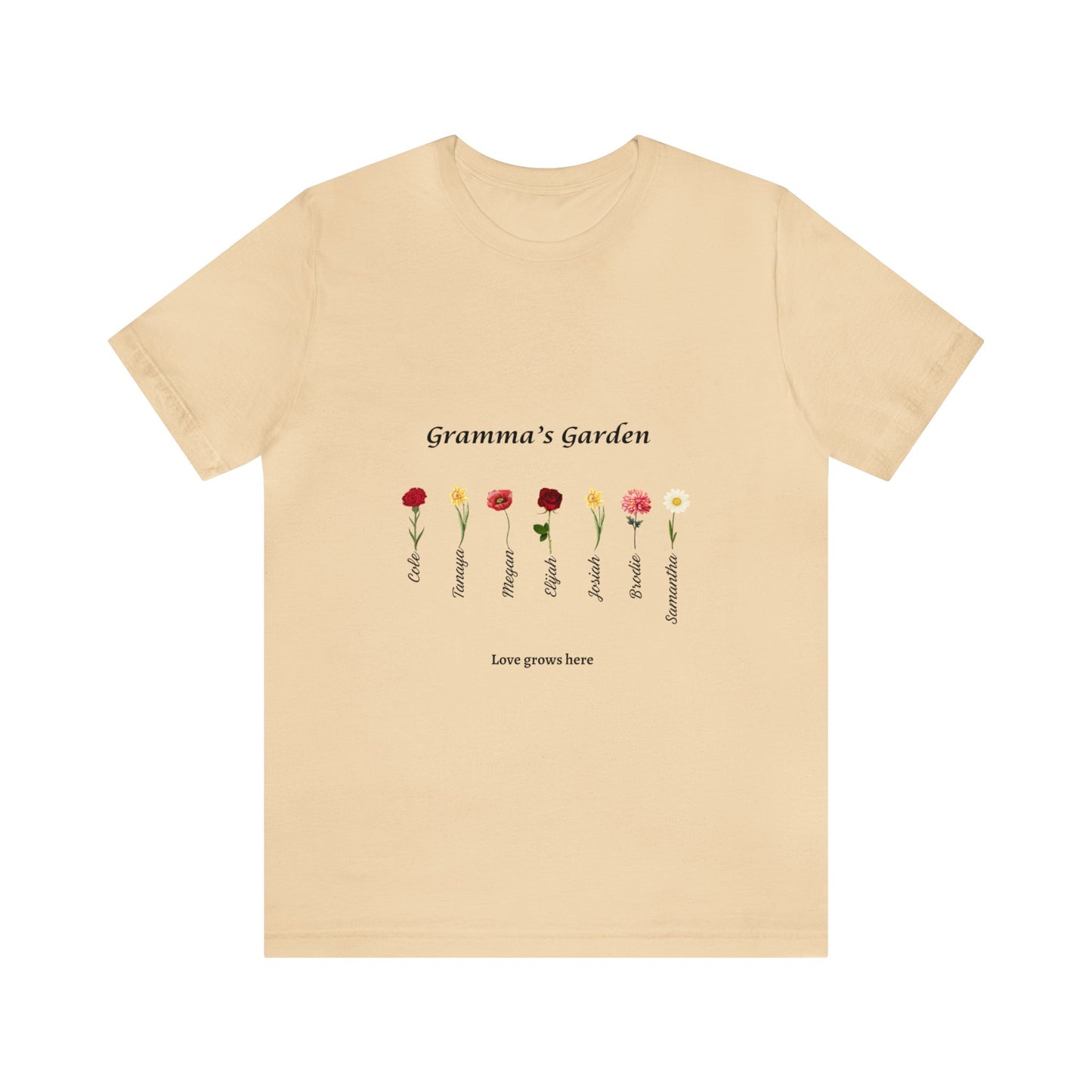 GRAMMA'S GARDEN Unisex Jersey Short Sleeve Tee