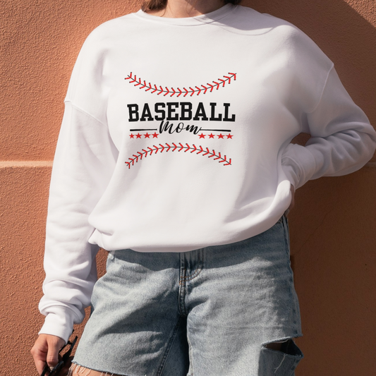 Baseball Mom Unisex Heavy Blend™ Crewneck Sweatshirt