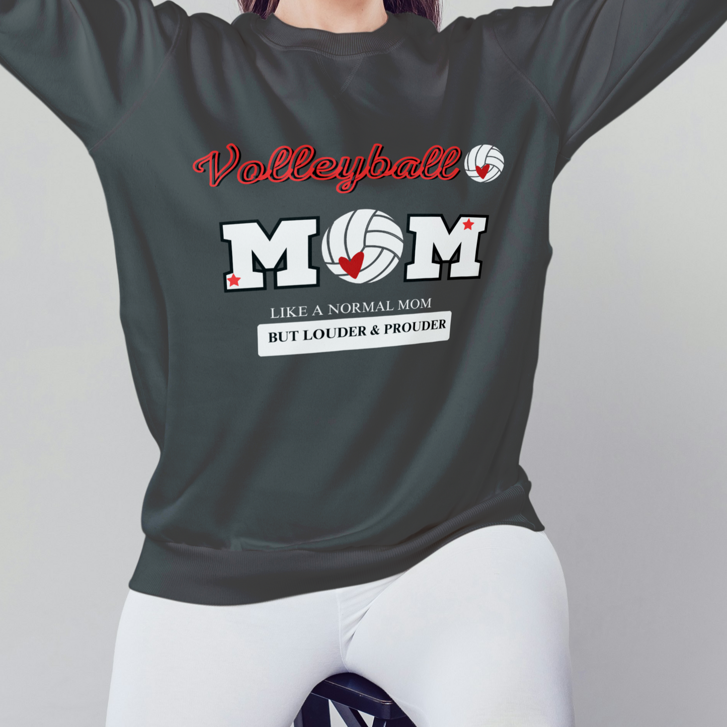 VolleyBall Mom Unisex Heavy Blend™ Crewneck Sweatshirt