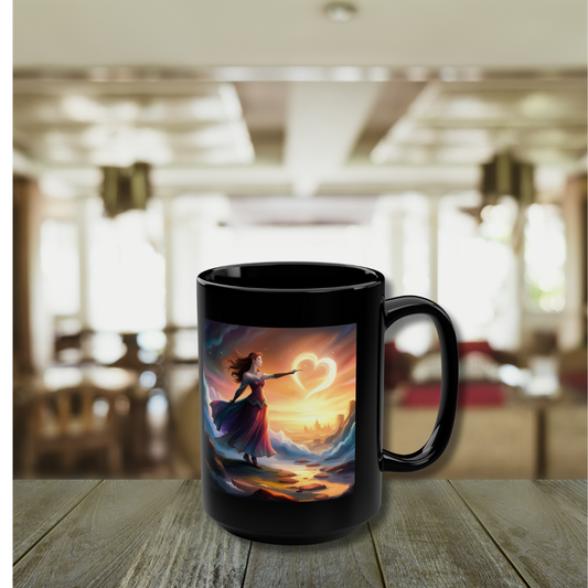 Black Mug, 15oz