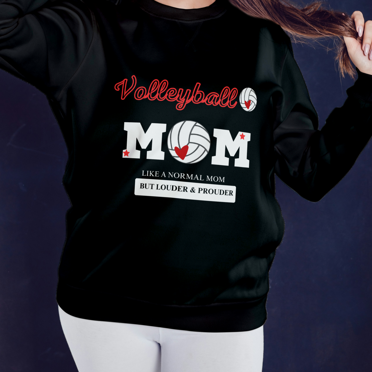 VolleyBall Mom Unisex Heavy Blend™ Crewneck Sweatshirt