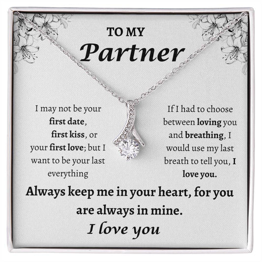 TO MY PARTNER