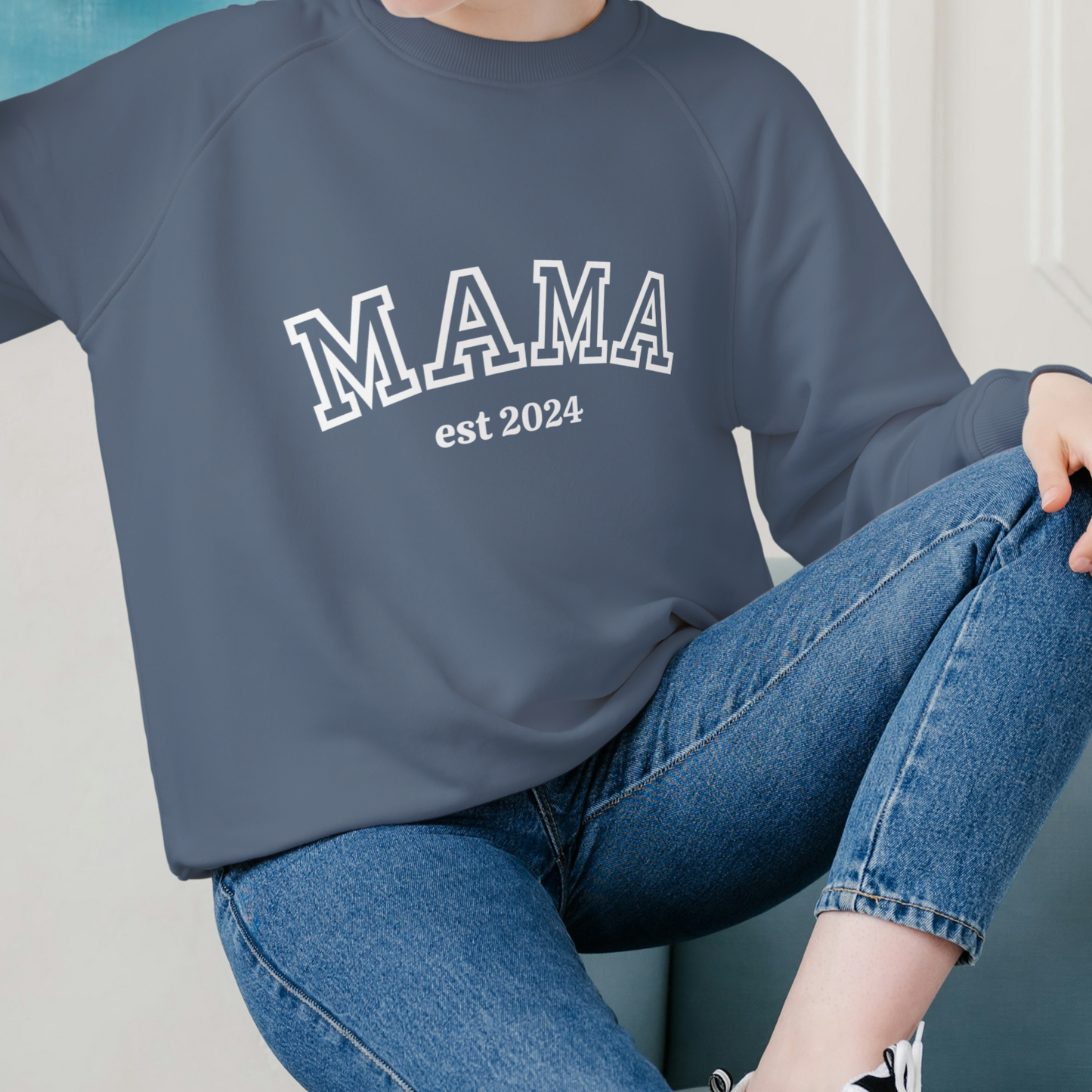 MAMA EST Unisex Garment-Dyed Sweatshirt