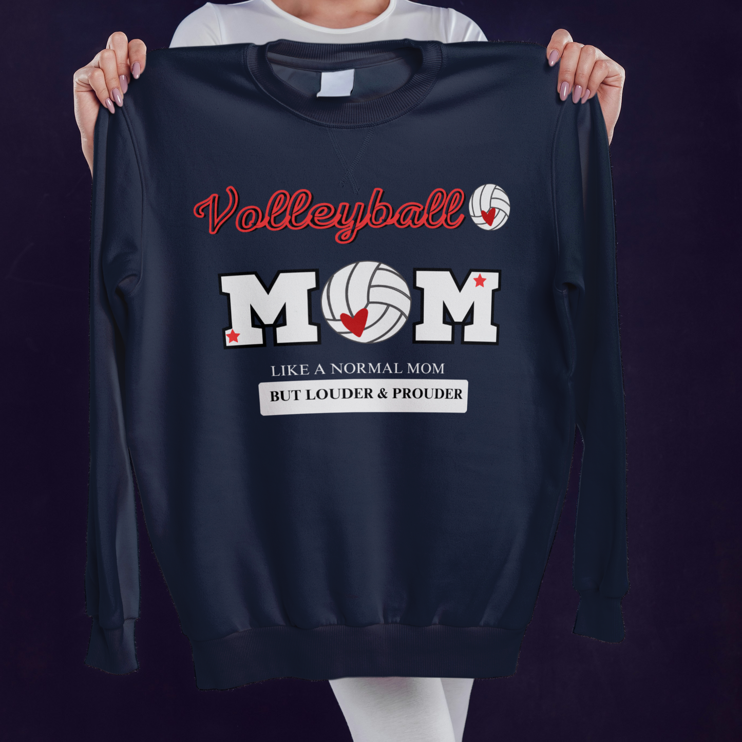 VolleyBall Mom Unisex Heavy Blend™ Crewneck Sweatshirt