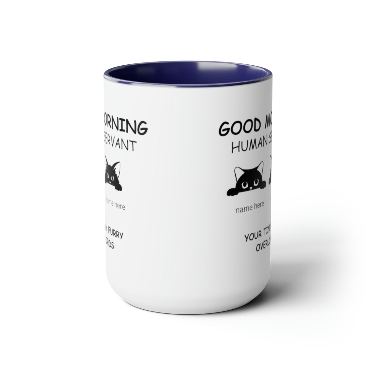 Two-Tone Coffee Mugs, 15oz